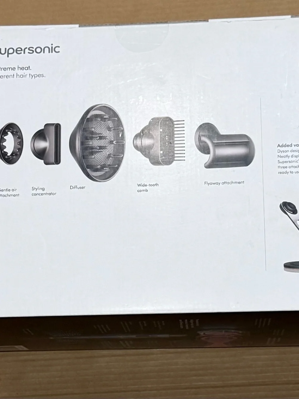 Dyson includes diffuser